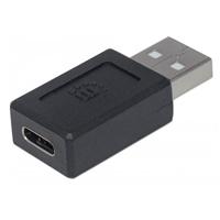 ADAPTADOR MANHATTAN USB TIPO C V2.0 AM-CH NEGRO 354653