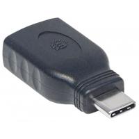 ADAPTADOR MANHATTAN USB-C V3.1 CM-AH NEGRO 354646