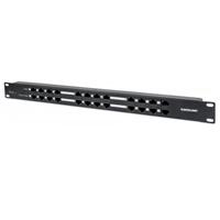 PANEL PARCHEO,INTELLINET,720342, CAT 5E, 12 PTOS 1U POE