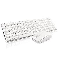 TECLADO-MOUSE COMBO GHIA INALAMBRICO COMPACTO GT4000WG - COLOR BLANCO