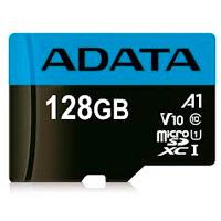MEMORIA ADATA MICRO SDXC-SDHC 128GB UHS-I 100MB-25MB CLASE 10 V10 A1 C-ADAPTADOR (AUSDX128GUICL10A1-RA1)