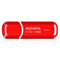 MEMORIA ADATA 64GB USB 3.2 UV150 ROJO (AUV150-64G-RRD)