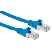 CABLE PATCH INTELLINET  CAT 6a, 90CM ( 3.0F) S-FTP AZUL (741477)