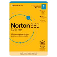 NORTON 360 DELUXE - TOTAL SECURITY - 3 DISPOSITIVOS - 1 AñO (CAJA)