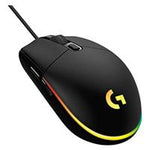 MOUSE GAMING LOGITECH G203 LIGHTSYNC NEGRO OPTICO ALAMBRICO USB ILUMINACION RGB AJUSTABLE 6 BOTONES