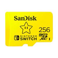 MEMORIA SANDISK MICRO SDXC 256GB NINTENDO SWITCH 100MB-S 4K U3 V30 SDSQXAO-256G-GNCZN