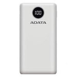 BATERIA DE RESPALDO POWER BANK ADATA P20000QCD 20000MAH-2 USB A- 1 USB C-INDICADOR DE CARGA DIGITAL-BLANCO (AP20000QCD-DGT-CWH)