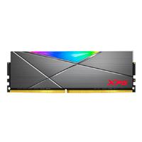 MEMORIA ADATA UDIMM DDR4 8GB PC4-25600 3200MHZ CL16 1.35V XPG SPECTRIX D50 RGB GRIS CON DISIPADOR PC-GAMER-ALTO RENDIMIENTO ( AX4U32008G16A-ST50)