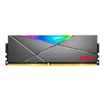 MEMORIA ADATA UDIMM DDR4 8GB PC4-28800 3600MHZ CL18 1.35V XPG SPECTRIX D50 RGB GRIS CON DISIPADOR PC-GAMER-ALTO RENDIMIENTO (AX4U36008G18I-ST50)