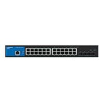 LINKSYS SWITCH 24-PTOS ADMINISTRABLE GIGABIT 4 PTOS 10G SFP+ (LGS328C)