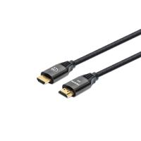 CABLE HDMI.MANHATTAN,355957, 2.1 TEXTIL M-M  3.0M, 8K@60HZ,