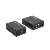 KIT EXTENSOR MANHATTAN HDMI VIA ETHERNET 50M 1080P CAT6 SOP. IR 207584