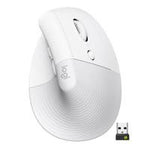 MOUSE LOGITECH LIFT VERTICAL ERGO OFF WHITE OPTICO MULTI DISPOSITIVOS USB LOGI BOLT Y BLUETOOTH PARA PC-APPLE MACOS 10.15 O POSTERIORES Y WINDOWS® 10, 11, O POSTERIORES