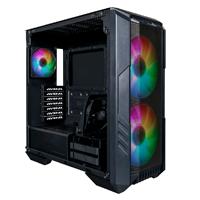 GABINETE COOLER MASTER MASTERBOX HAF 500- NEGRO-MIDI TOWER-MICRO-ATX-VENTANA ARGB.