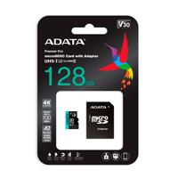 MEMORIA ADATA MICRO SDXC-SDHC 128GB UHS-I 100MB-85MB CLASE 10 V30 A2 C-ADAPTADOR ( AUSDX128GUI3V30SA2-RA1)
