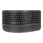 TECLADO LOGITECH WAVE KYES GRAFITO INALAMBRICO ERGONOMICO EASY-SWITCH BLUETOOTH LOGI BOLT