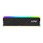 MEMORIA XPG SPECTRIX D35G UDIMM DDR4 16GB PC4-25600 3200MHZ CL16 288PIN 1.35V RGB CON DISIPADOR PC-GAMER COLOR NEGRO (AX4U320016G16A-SBKD35G)