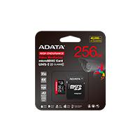 MEMORIA ADATA MICRO SDXC-SDHC 256GB UHS-I VIDEOVIGILANCIA 24-7 100MB-85MB 4K CLASE 10 U3 V30 A2  C-ADAPTADOR (AUSDX256GUI3V30SHA2-RA1)
