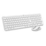 KIT LOGITECH MK950 SIGNATURE SLIM T-M USB BT OFF WHITE (920-012594)