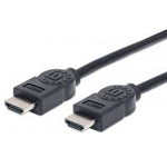 CABLE VIDEO HDMI MANHATTAN 1.3 M-M 1.8M 4K@30Hz, 3D BLINDADO 306119