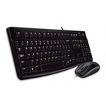 TECLADO-MOUSE LOGITECH MK120 NEGRO ALAMBRICOS USB PC - WINDOWS