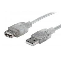 CABLE EXTENSION MANHATTAN USB V2.0 M H 1.8M PLATEADO 480 MBPS 336314