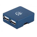 CONCENTRADOR HUB MANHATTAN USB V2.0 4 PTOS MICRO 160605