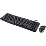 TECLADO-MOUSE LOGITECH MK200 NEGRO ALAMBRICOS MULTIMEDIA-OPTICO USB PC