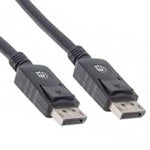 CABLE DISPLAYPORT,MANHATTAN,307093, V1.2 M-M 3.0M NEGRO 4K60HZ