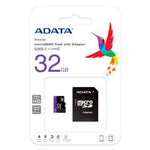 MEMORIA ADATA MICRO SDHC 32GB UHS-I CLASE 10 C-ADAPTADOR (AUSDH32GUICL10-RA1)