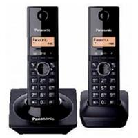 TELEFONO PANASONIC KX-TG1712MEB INALAMBRICO BASE + HANDSET PANTALLA LCD 1.4 EN COLOR AMBAR 50 NUMEROS IDENTIFICADOR DE LLAMADAS 50 NUMEROS EN DIRECTORIO LOCALIZADOR DE AURICULAR (NEGRO)