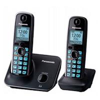 TELEFONO PANASONIC KX-TG4112ME INALAMBRICO BASE + HANDSET PANTALLA LCD 1.8 COLOR AZUL TECLADO ILUMINADO ALTAVOZ 50 NUMERO EN DIRECTORIO BLOQUEO DE LLAMADAS NO DESEADAS (NEGRO)