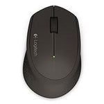 MOUSE LOGITECH M280 NEGRO OPTICO INALAMBRICO (MINI RECEPTOR USB) PC-MAC-CHROME-LINUX