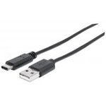 CABLE USB,MANHATTAN,353298,-C V2.0, C-A 1.0M NEGRO 480MBPS