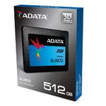 UNIDAD DE ESTADO SOLIDO SSD INTERNO 512GB ADATA SU800 2.5 SATA3 LECT. 560 ESCRIT. 520 MBS 7MM PC LAPTOP MINIPC ALTO RENDIMIENTO 3DNAND (ASU800SS-512GT-C)