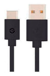 CABLE GETTTECH JL-3513 USB 2.0, USB A USB TIPO C, NEGRO, 1.5MTS